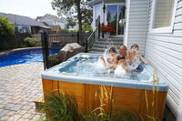 picture of a hot tub electrical services
