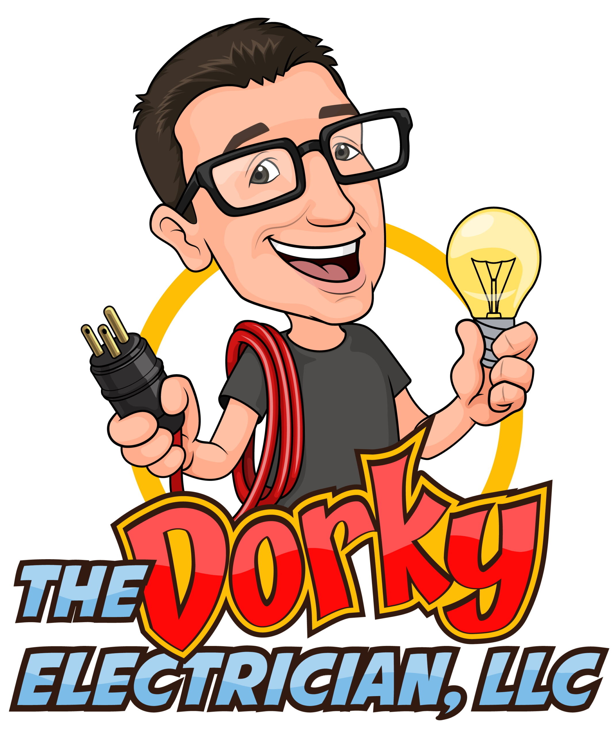 The Dorky Electrician Logo