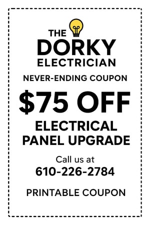 Electrical panel upgrade coupon
